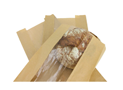 Papirnate vrečke škrnicelj s perforiranim oknom