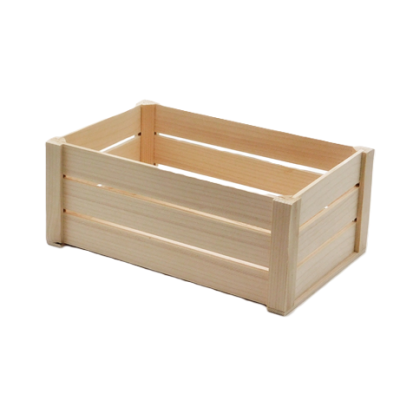 Mini darilna gajbica iz smrekovega lesa