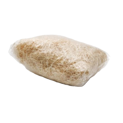 Dekorativni material iz lesnih ostružkov