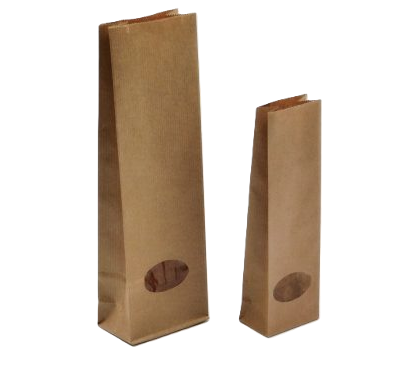 Papirnate vrečke z ovalnim oknom